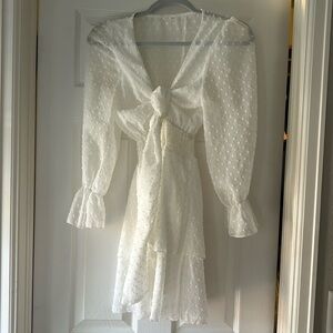 White Sheer Dress